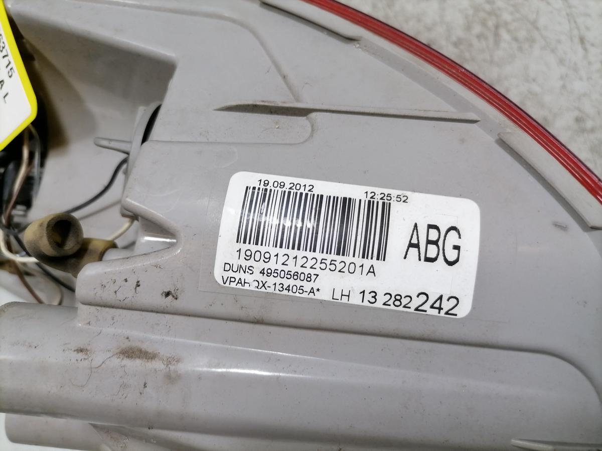 Opel Astra J Sportstourer original R&uuml;cklicht R&uuml;ckleuchte Schlussleuchte links Kombi Bj.2012